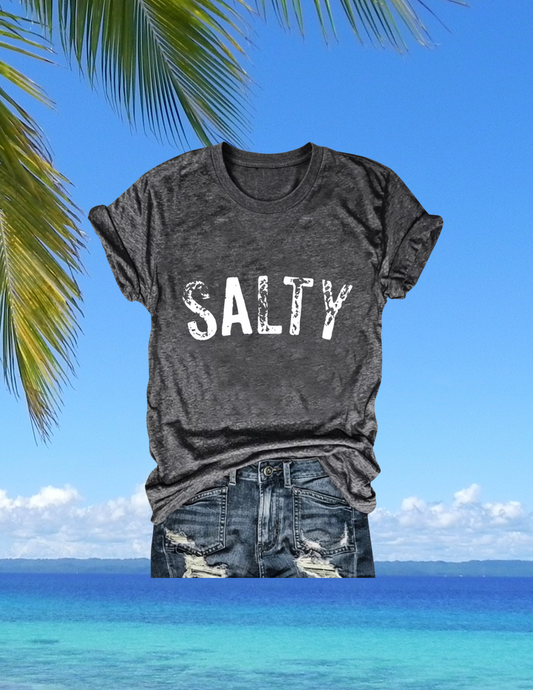 Grey SALTY T-Shirt