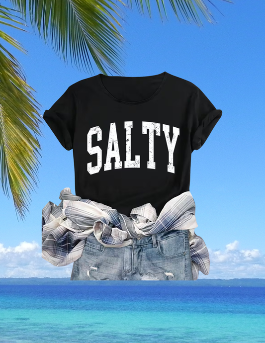 Black SALTY T-shirt