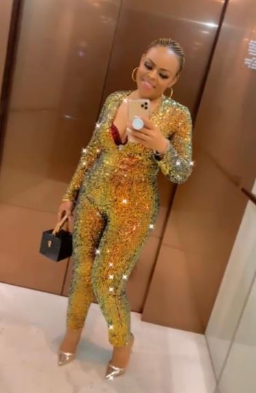 VTV "Glitter Ball" Sequin Jumpsuit (Curve)