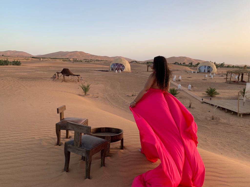 Pink Floating Gown