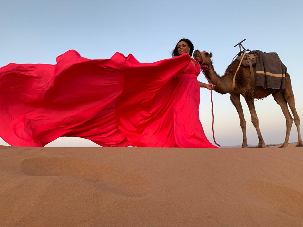 Pink Floating Gown