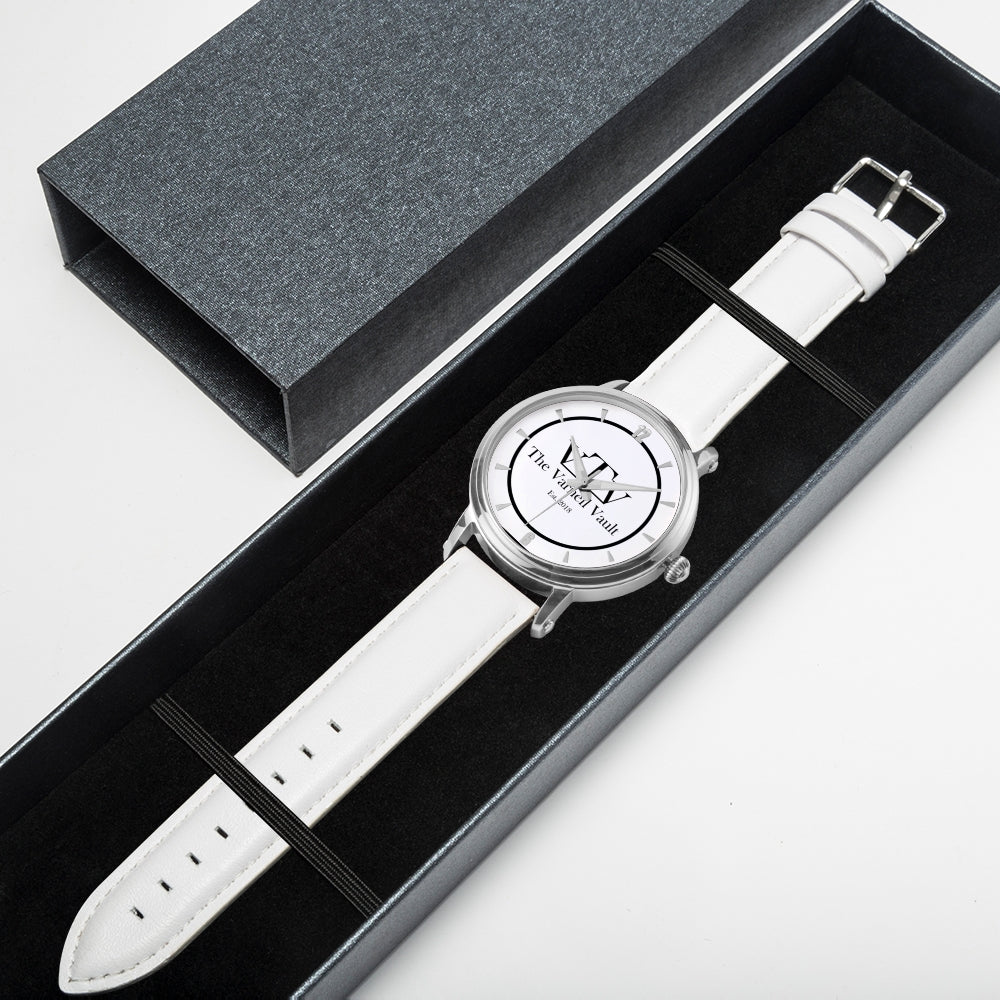 The Varnell Vault "Skyline" Leather Band Watch