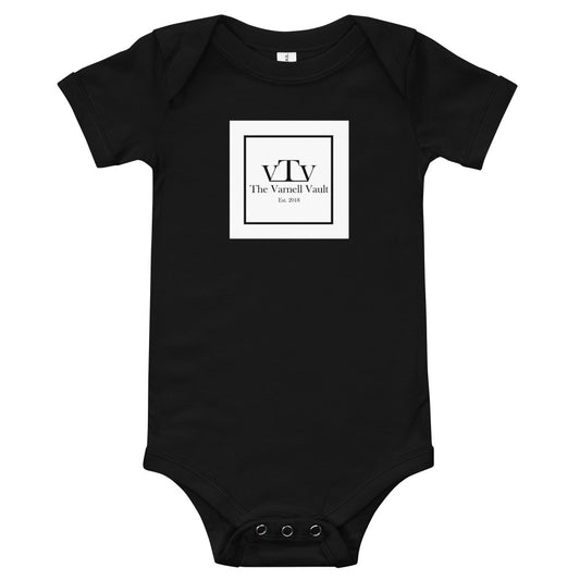 The Varnell Vault Logo Onsie with white #VTVGANG