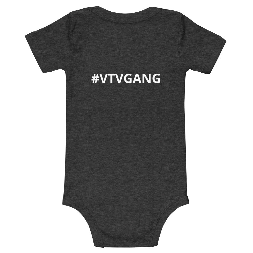 The Varnell Vault Logo Onsie with white #VTVGANG